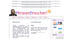 Desktop Screenshot of phrasendrescher.org